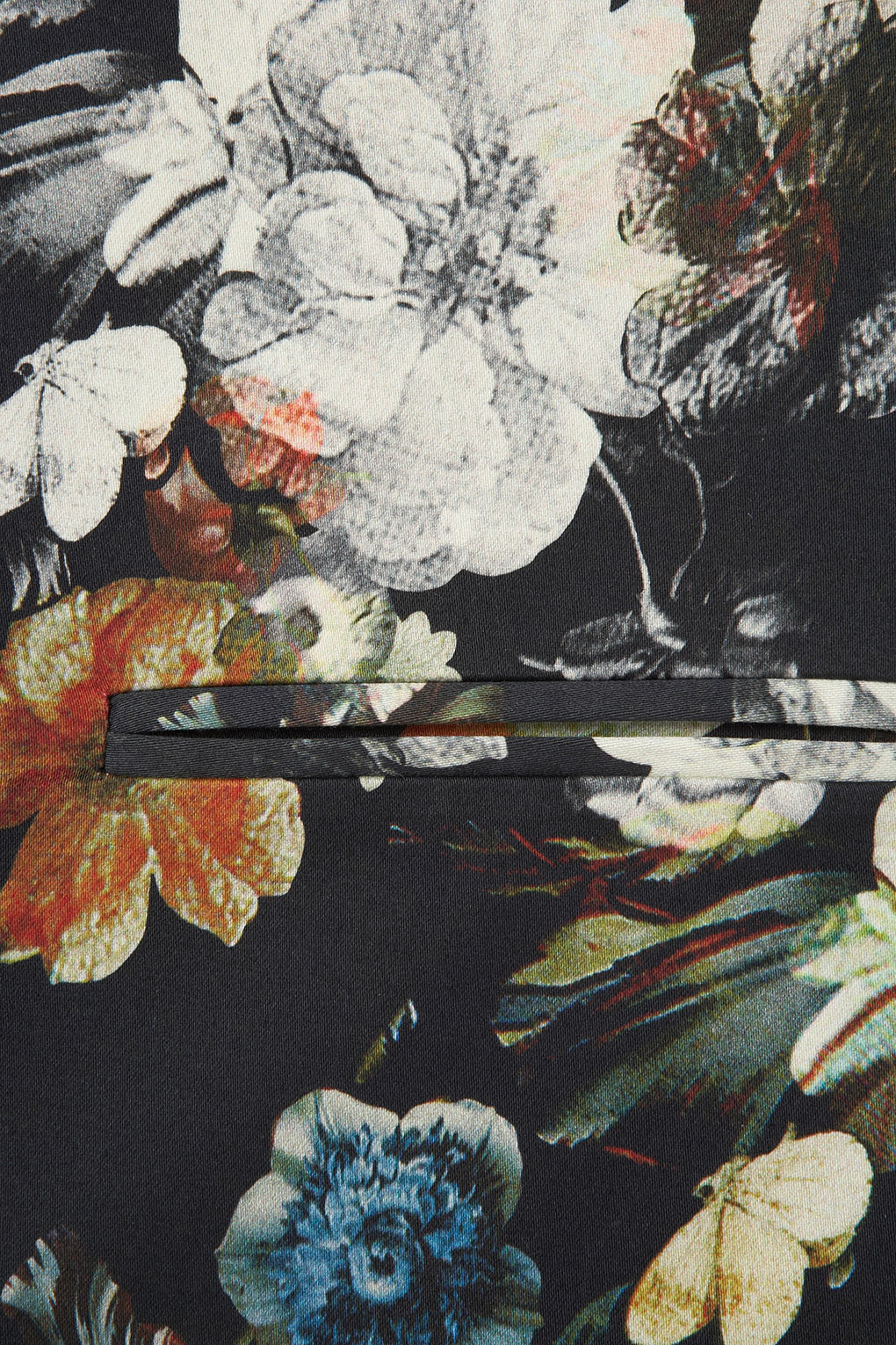 Coord Painted Flower Blazer in Black Lyst