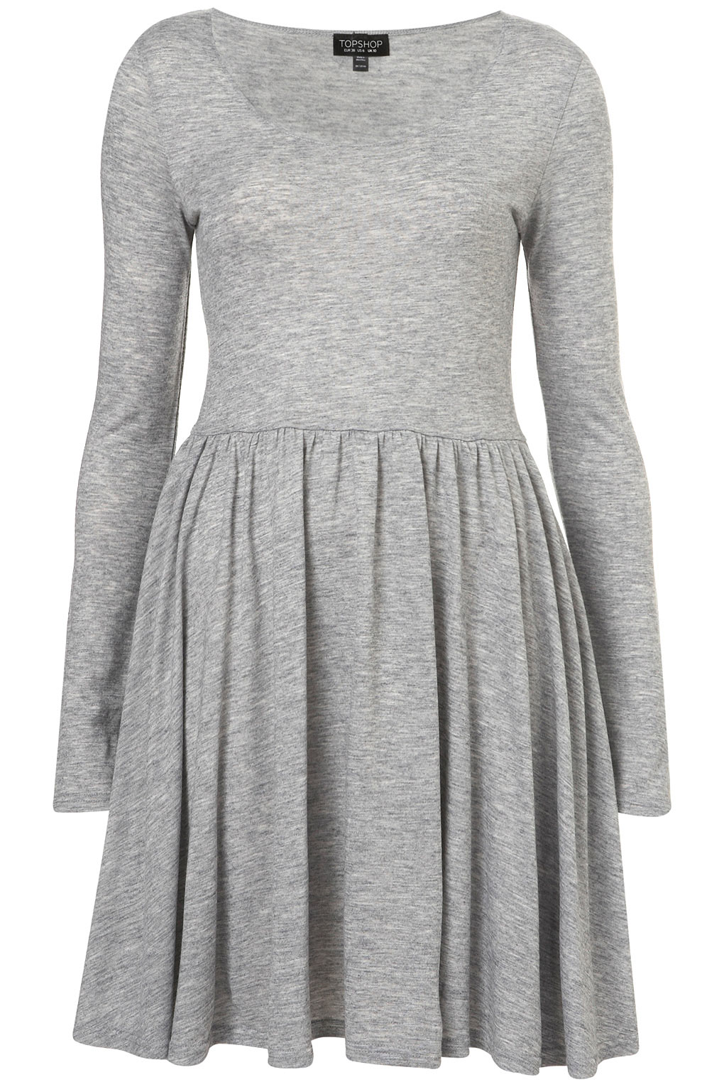 Grey Long Sleeve Dress Factory Sale, 57 