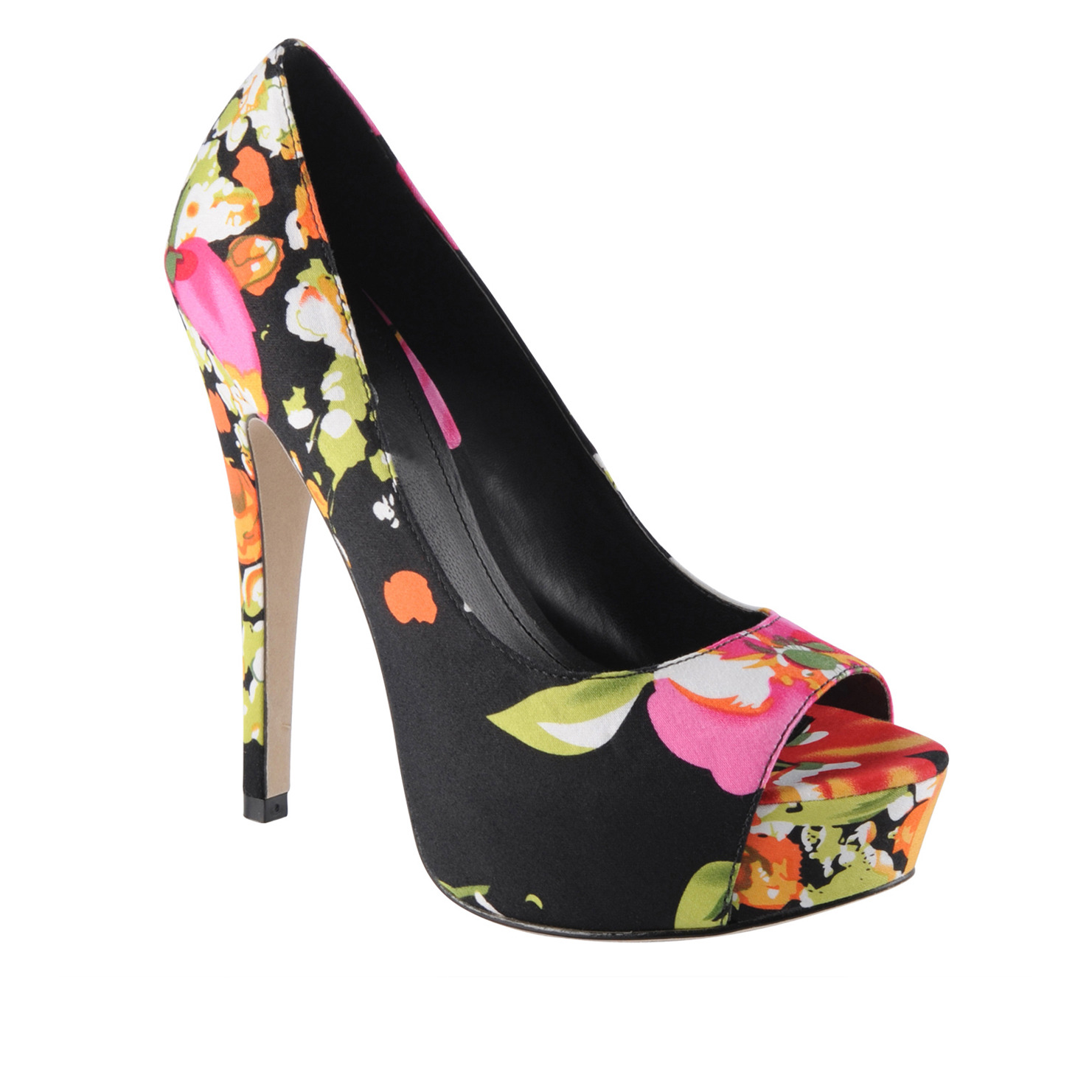 ALDO Aldo Lafera Floral Peep Toe Court Shoes Lyst