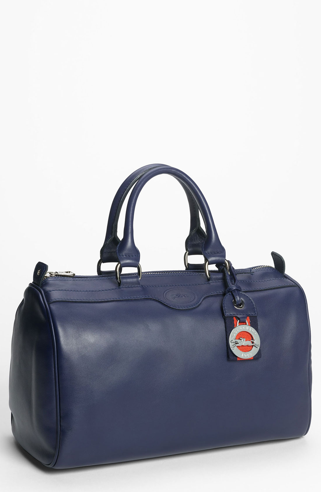 Longchamp Au Sultan Leather Bowler Bag Navy in Blue (NAVY) Lyst