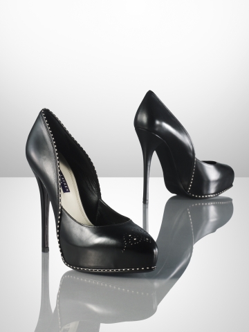 spectadior pump in brushed calfskin