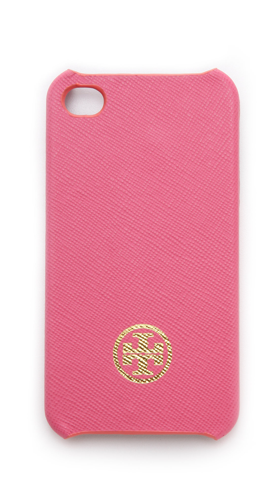 Lyst Tory Burch Robinson Saffiano Hardshell Iphone Case in Pink