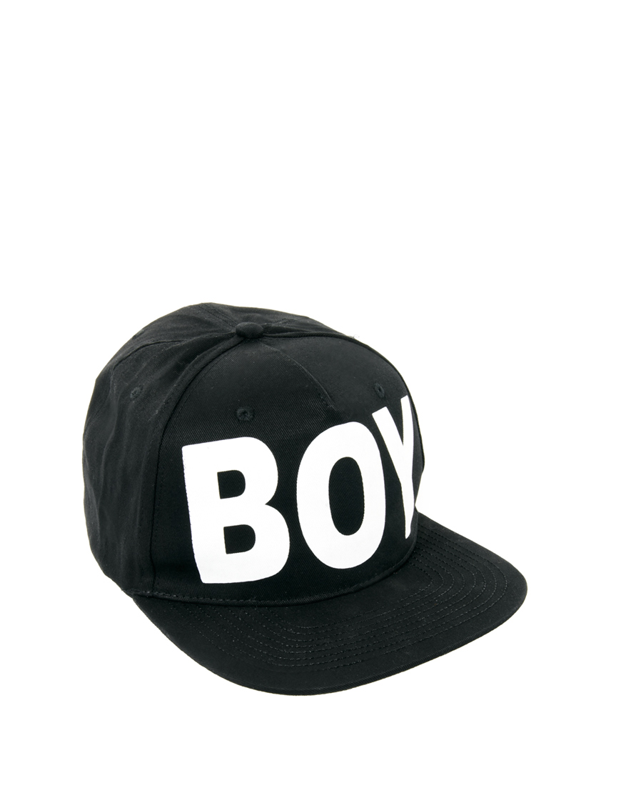 Lyst Boy London Boy Snapback Black Cap in Black