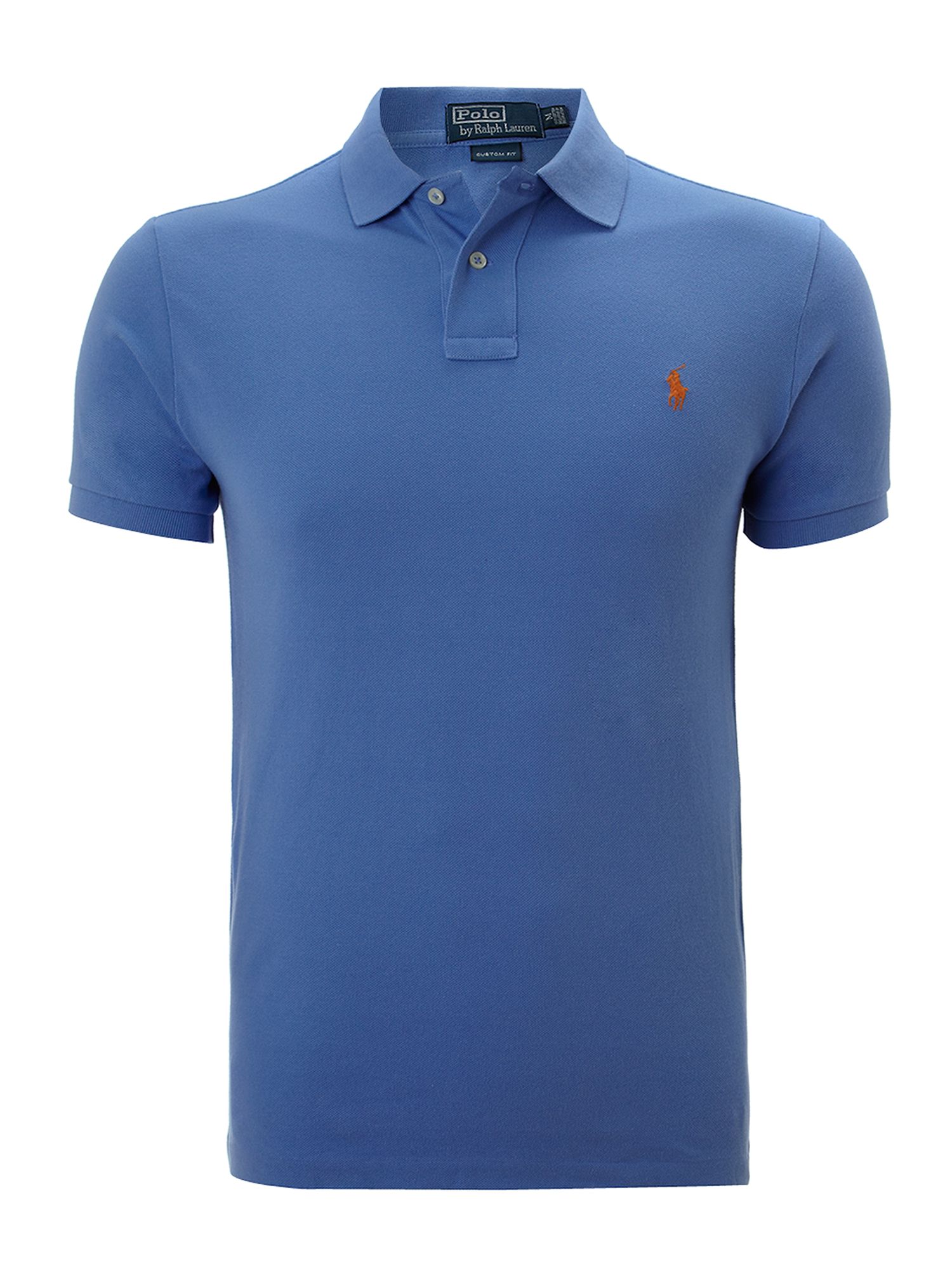 Polo Ralph Lauren Classic Custom Fitted Polo Shirt in Blue for Men ...