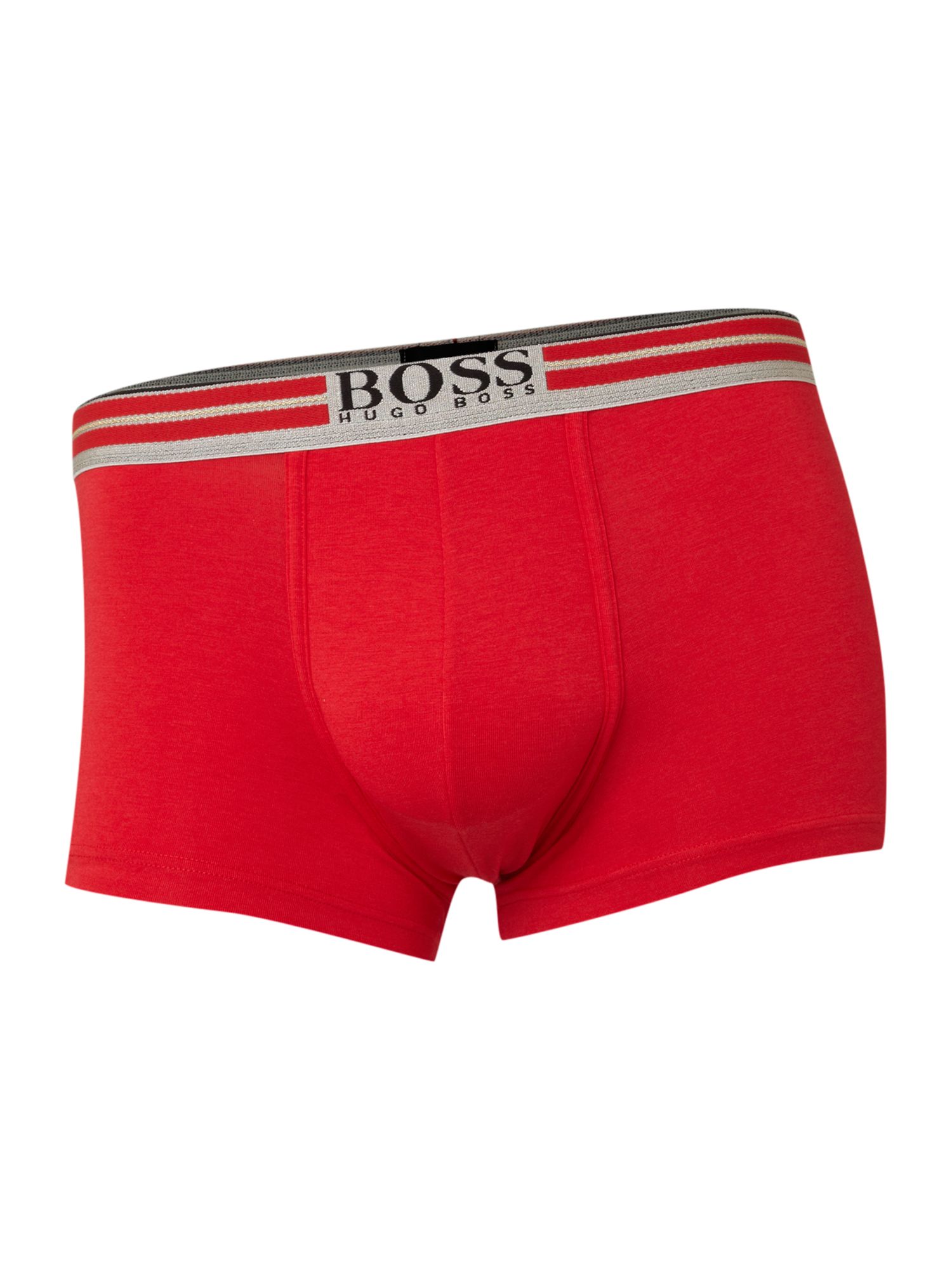 Hugo Boss Thick Waistband Underwear Trunk in Red for Men | Lyst