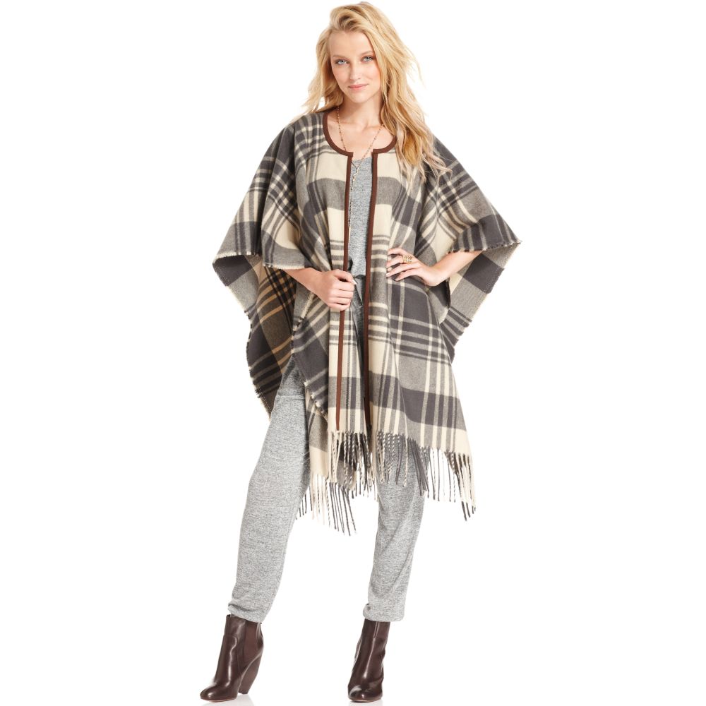 Style Fashionwomens Cape Poncho Faux Fur Lined Trimmed Style Fashionwomens Cape Poncho Faux Fur Lined Trimmed
