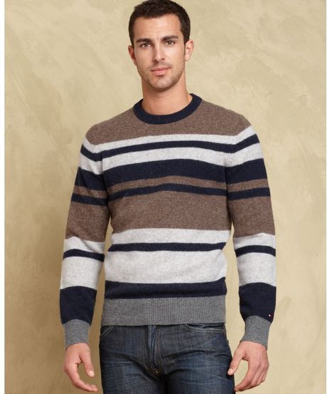 Tommy Hilfiger Bastian Stripe Crewneck Sweater European Collection in ...