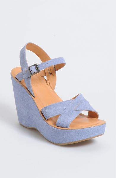 Kork-ease™ Korkease Bette Wedge Sandal in Blue | Lyst
