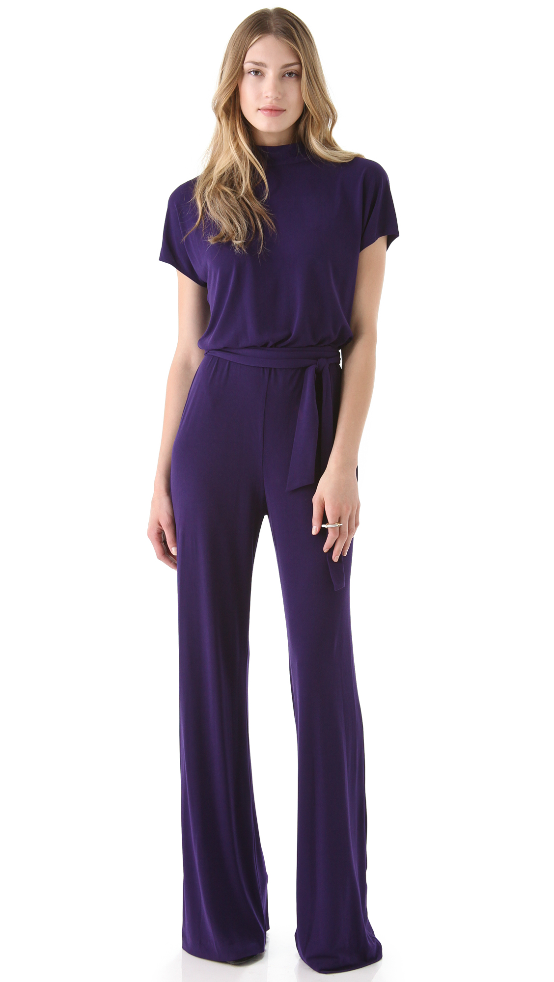 Lyst Rachel Zoe Naomi Dolman Jumpsuit In Purple