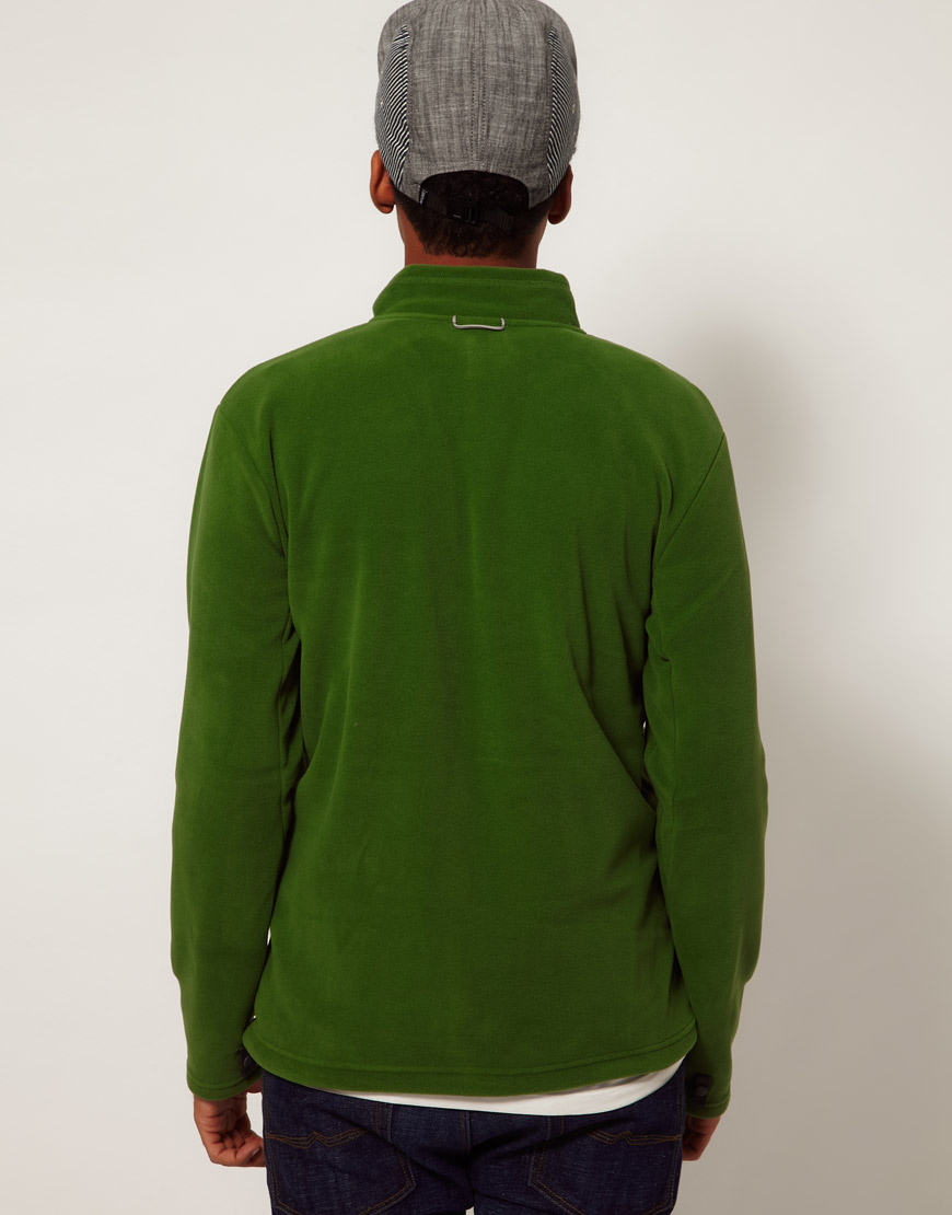 The North Full Jacket Zip Face Green 100 in | Glacier for Men Fleece Lyst