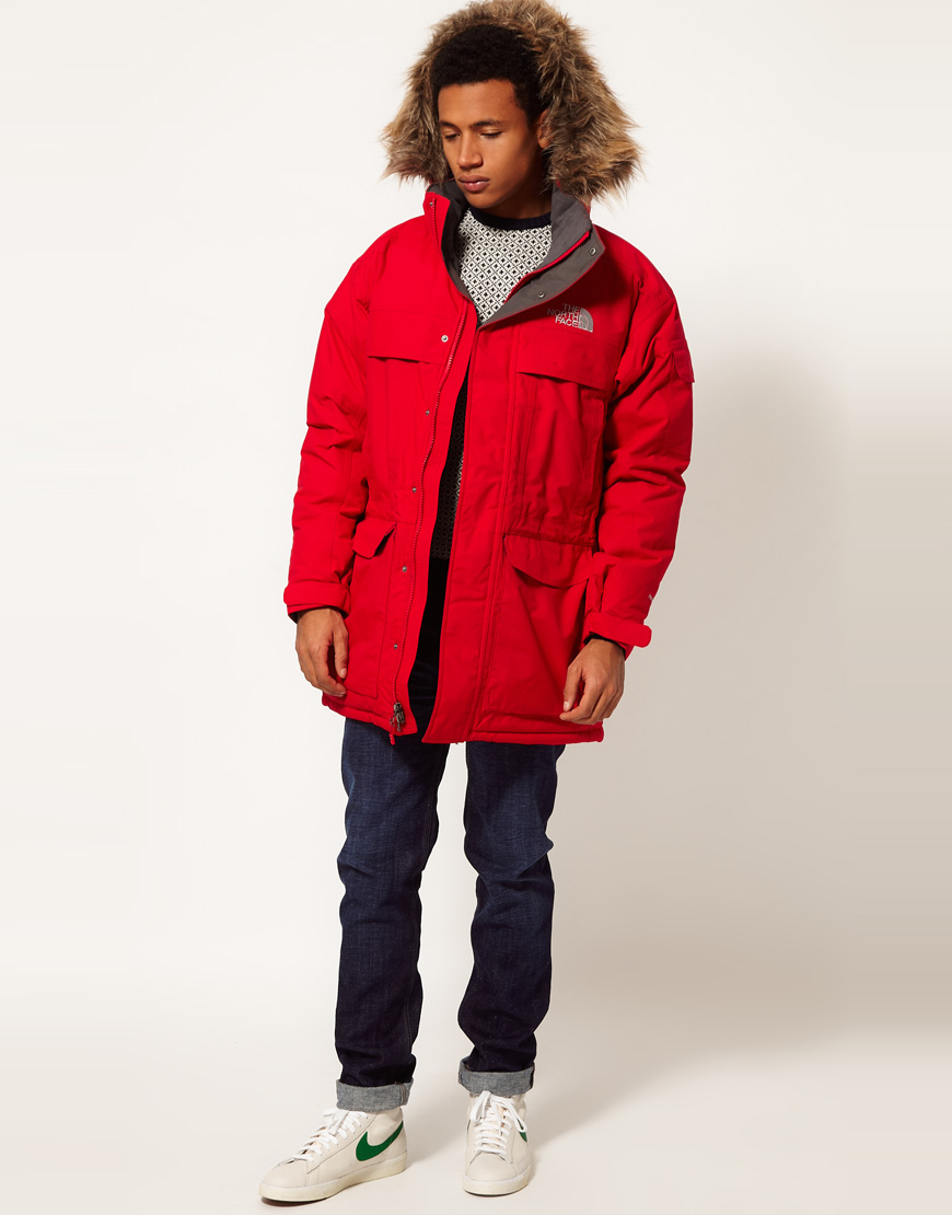The North Face Mcmurdo Parka in Red for Men - Lyst