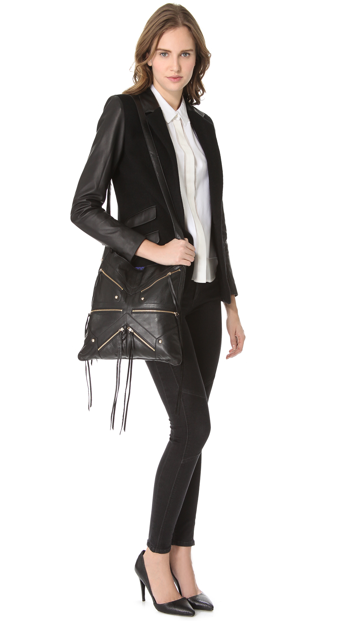 leaf mini clutch