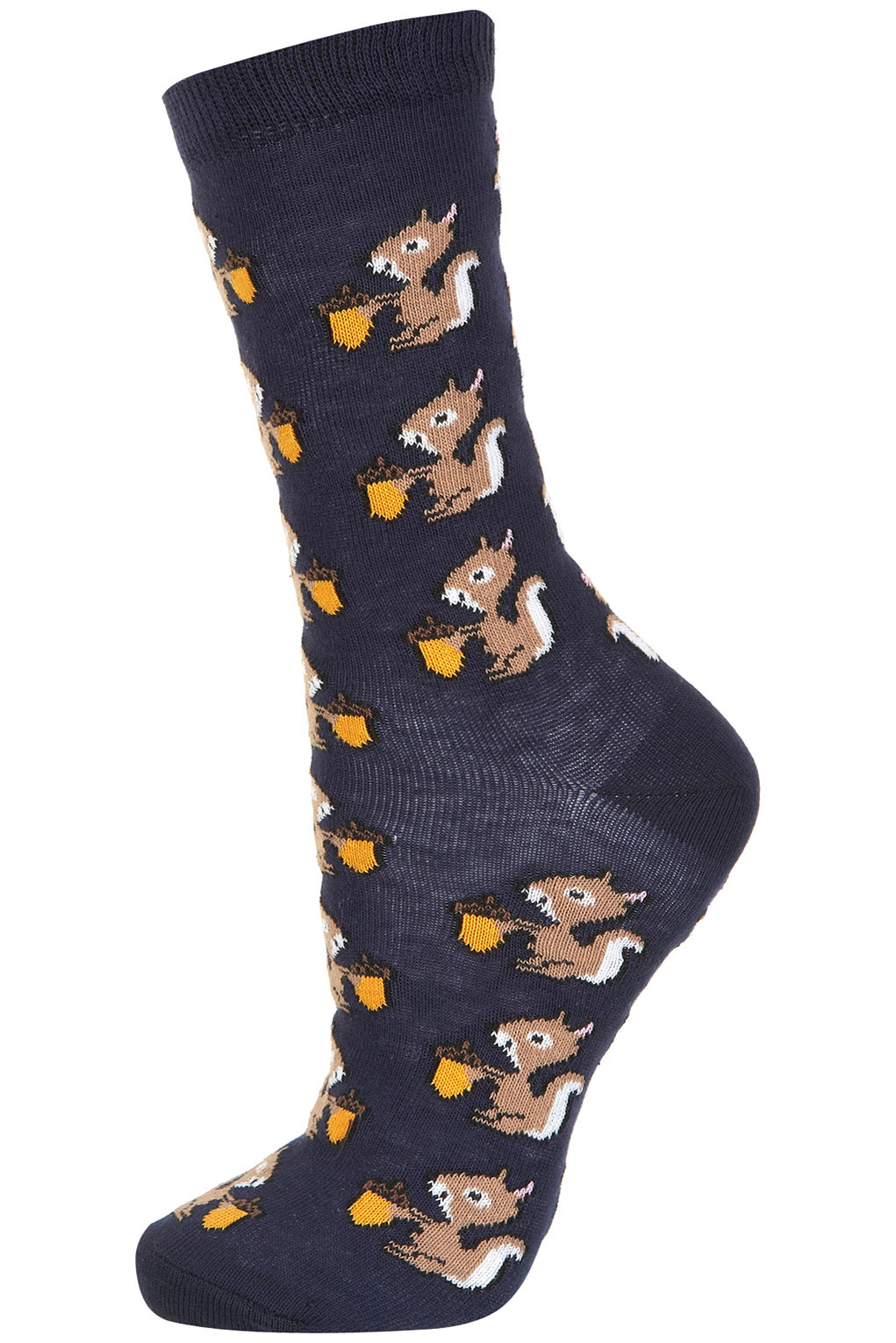 Lyst - Topshop Squirrel Ankle Socks in Blue