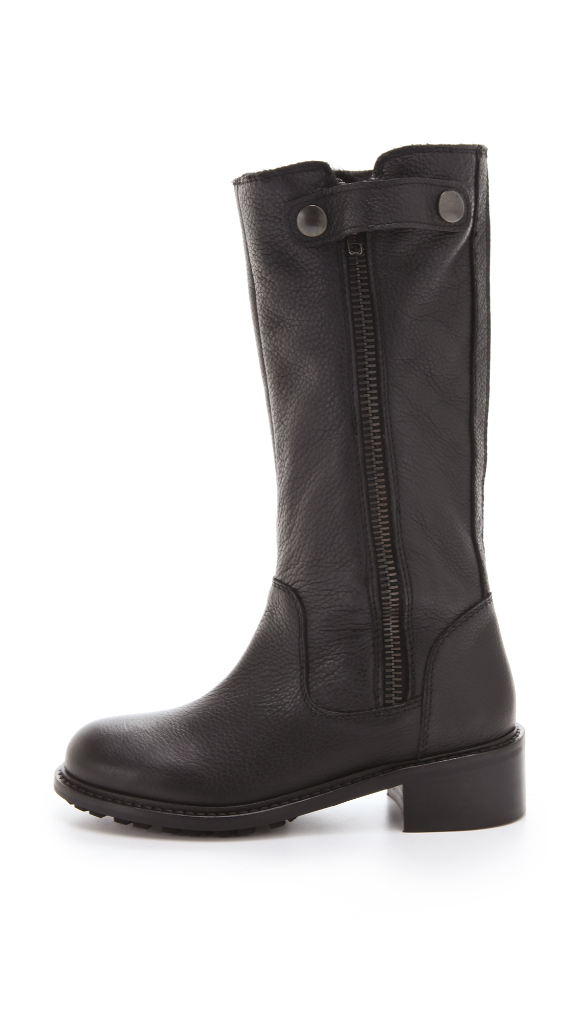 Lyst - Vince Justine Boots in Black