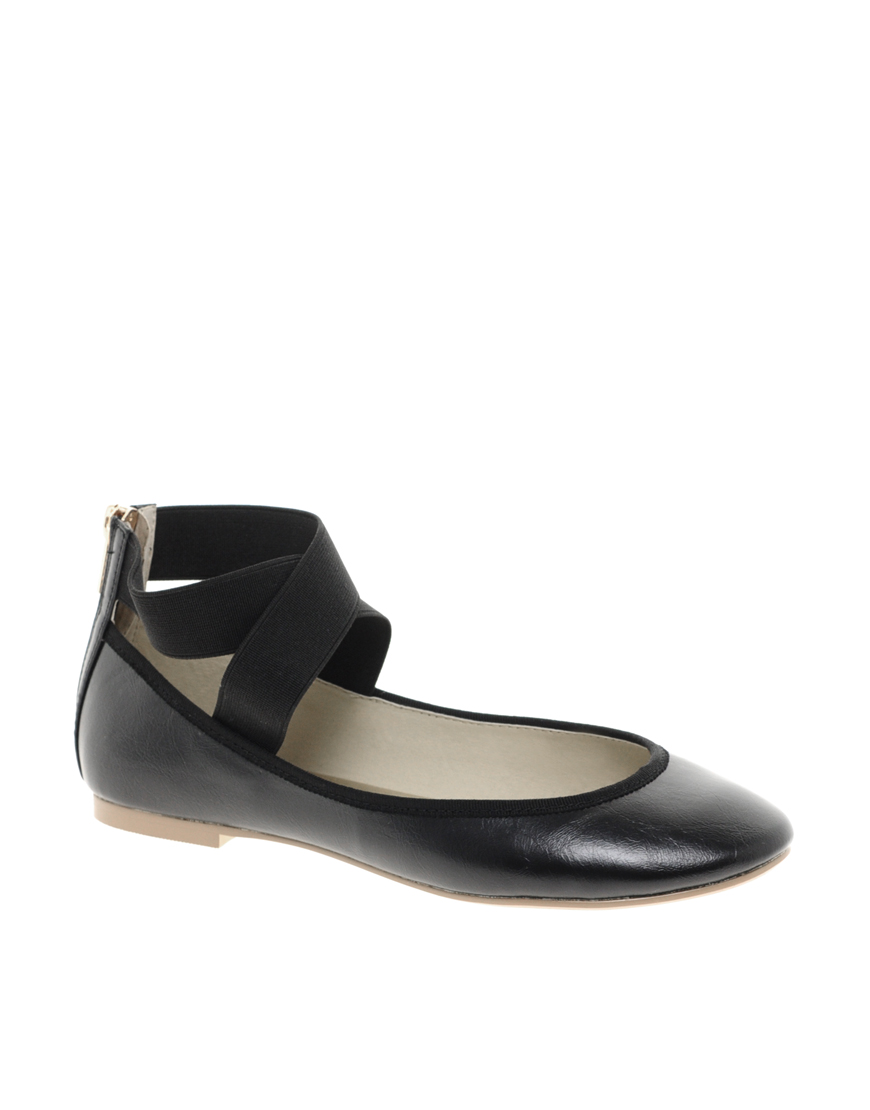 Lyst - Asos Asos Lost Ballet Flats in Black