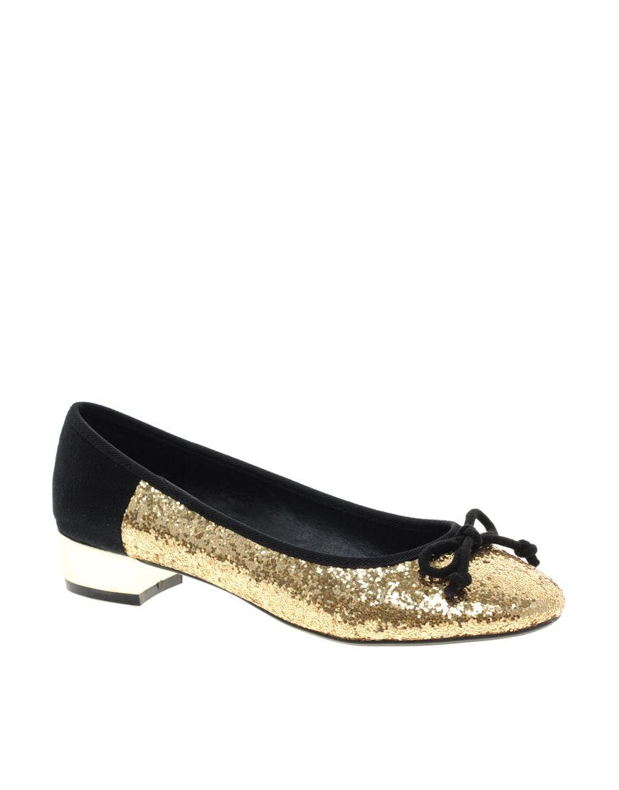 asos black ballet flats
