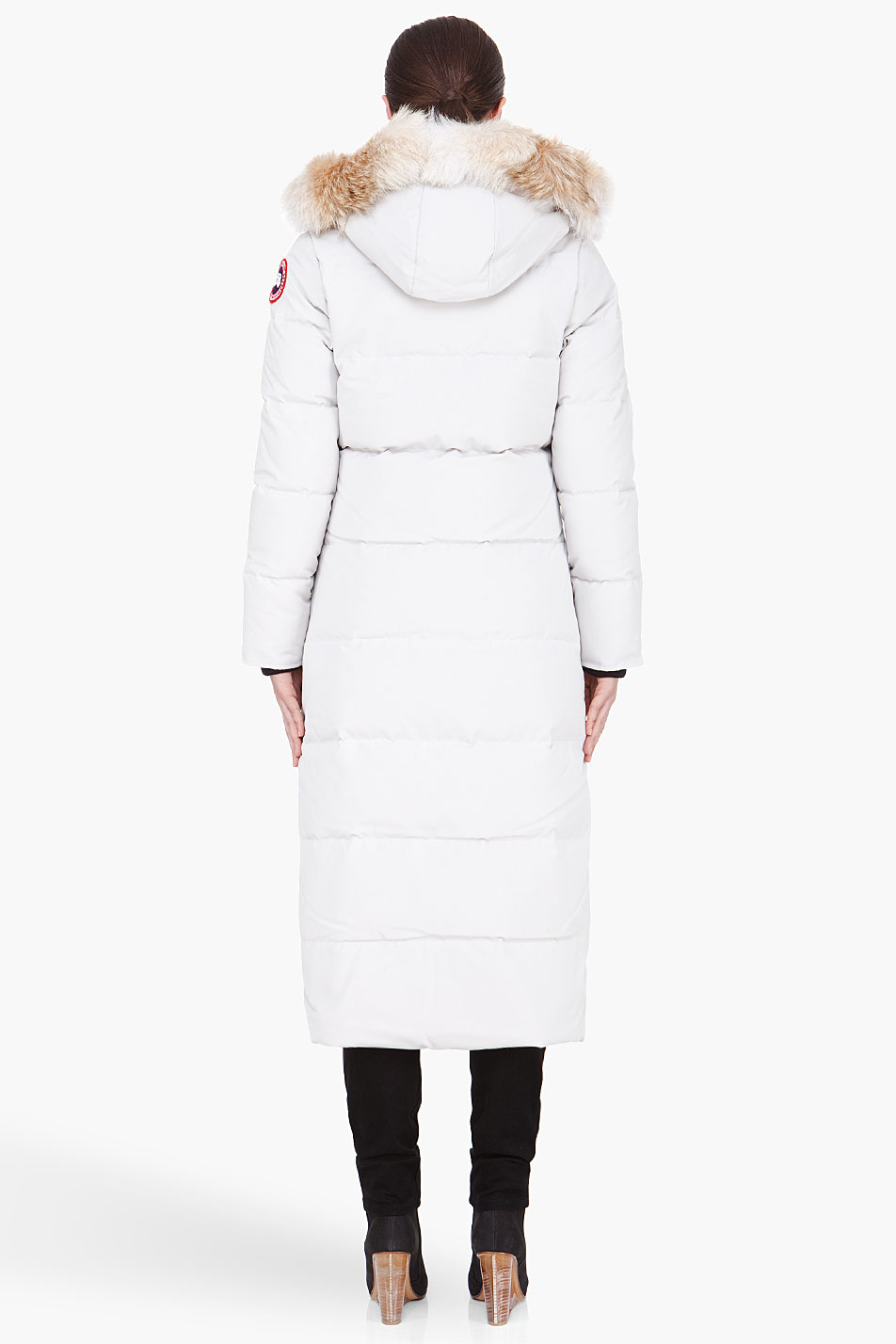 Lyst - Canada Goose Light Grey Furtrimmed Mystique Parka in Gray