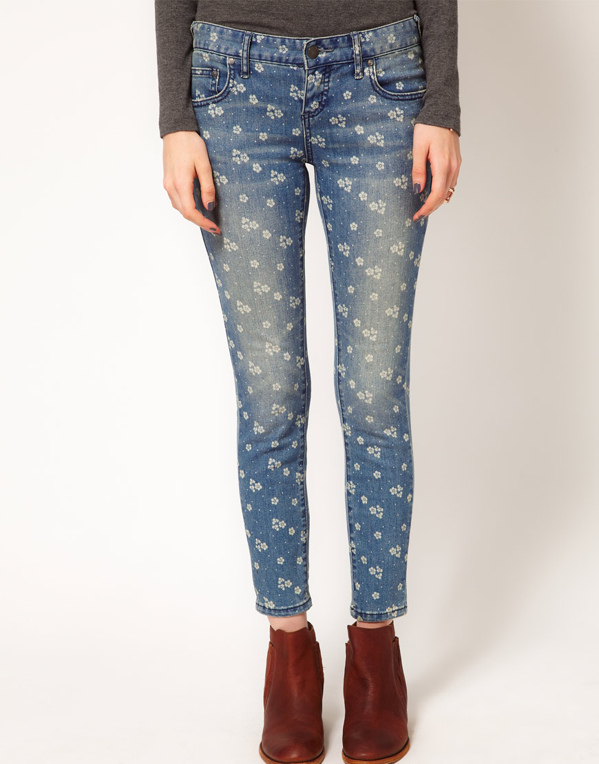 free people floral jeans