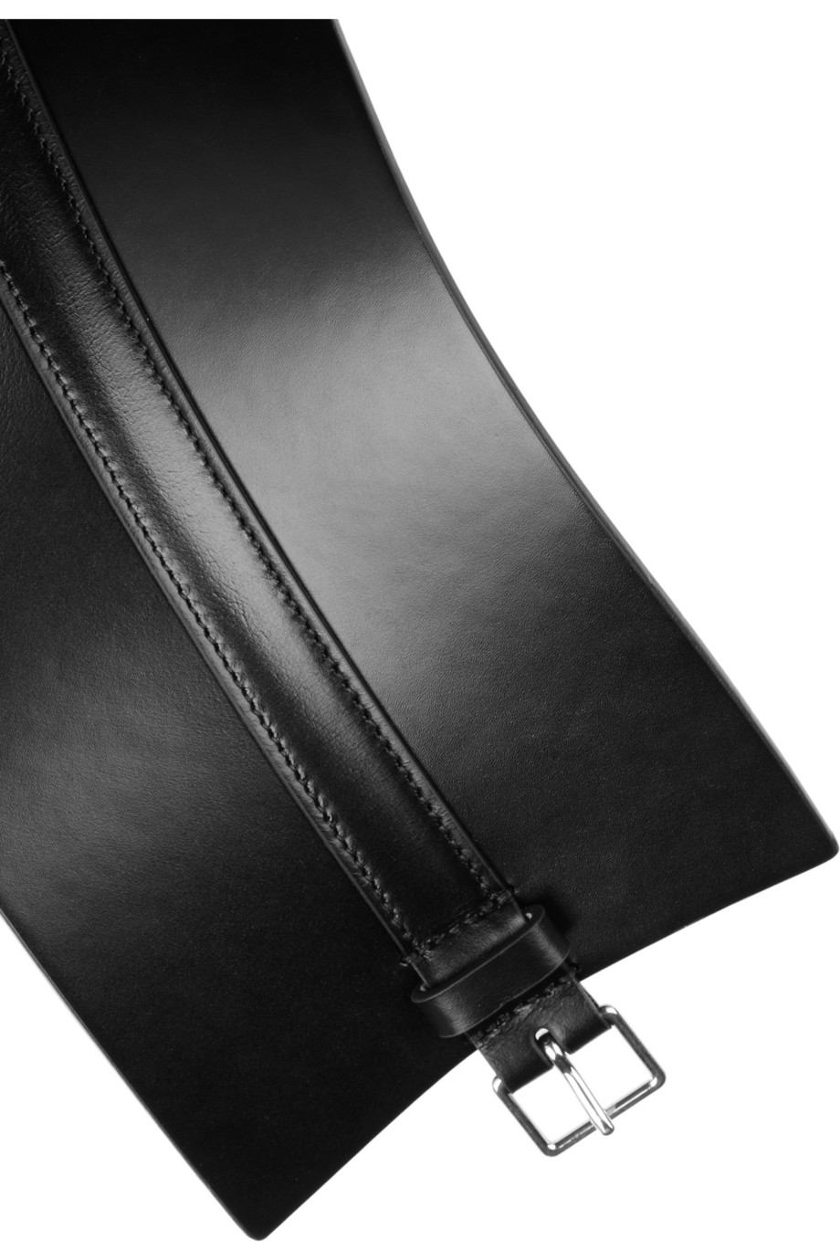 Alaïa Wide Leather Waist Belt in Black Lyst UK