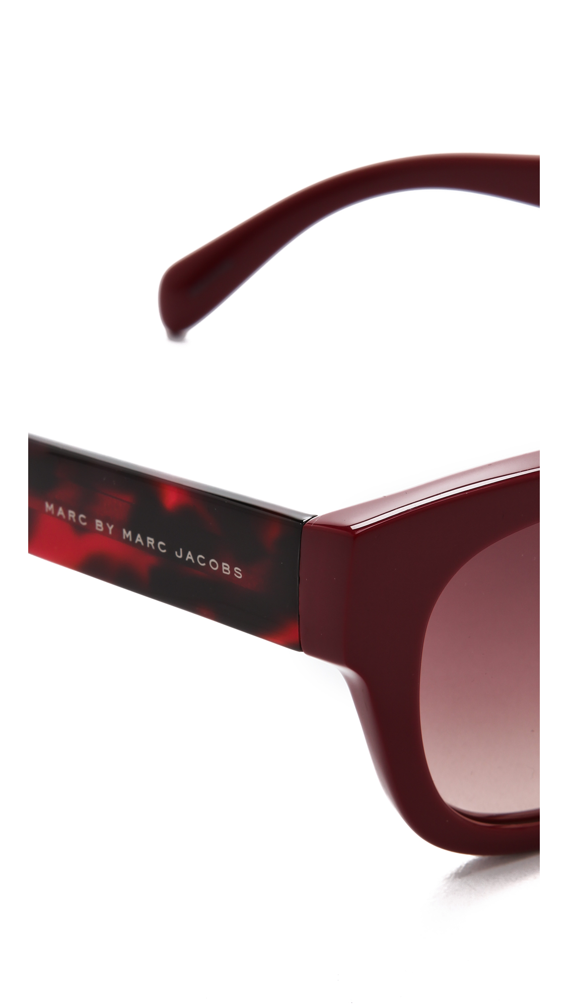 marc jacobs red glasses