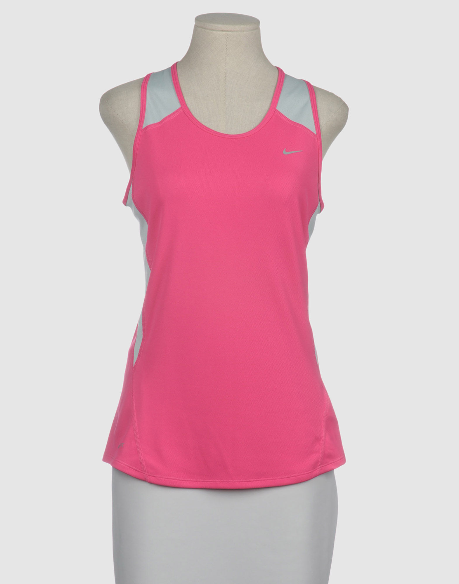 Nike Sleeveless TShirt in Pink (fuchsia) Lyst
