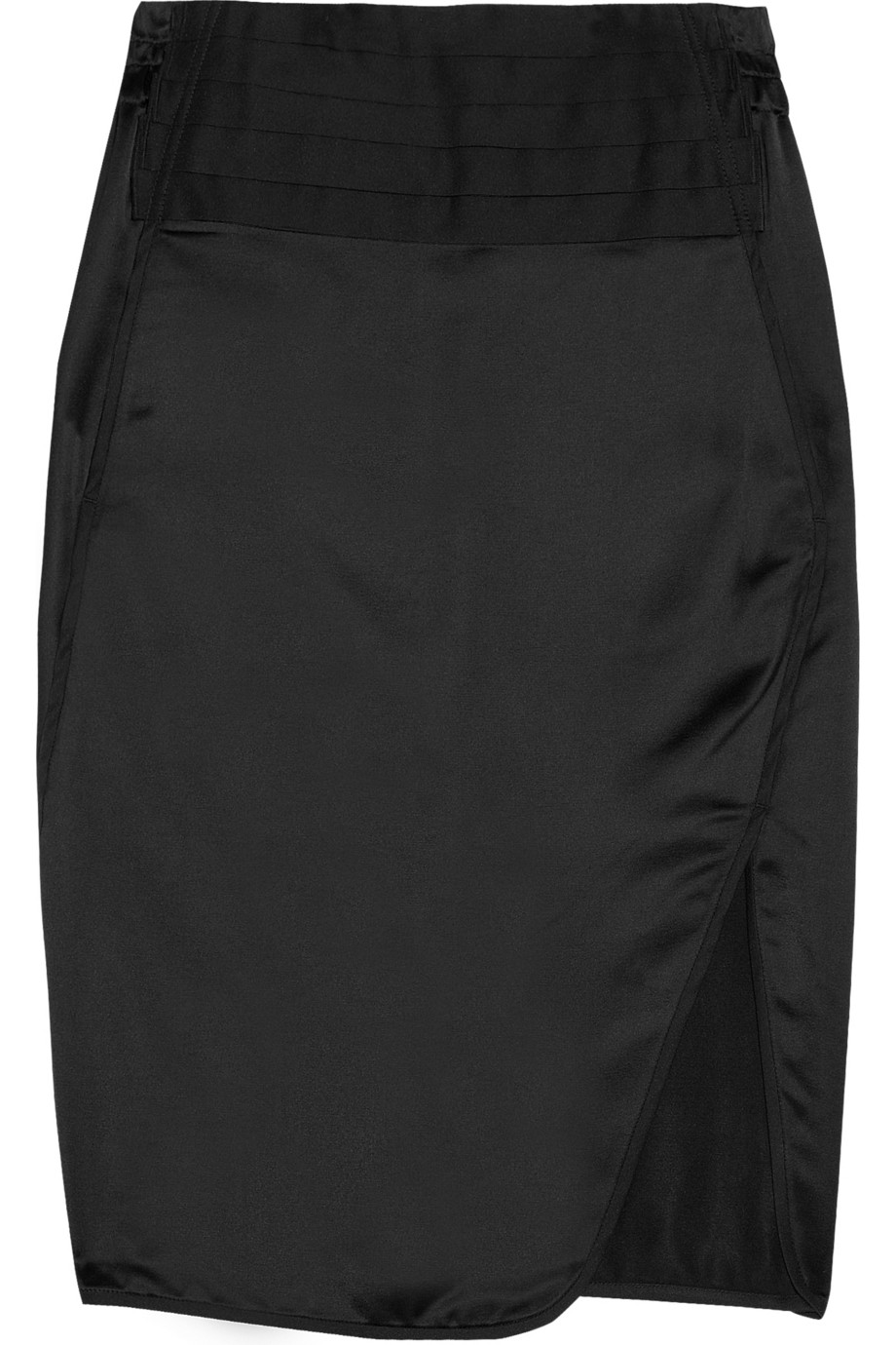 Alexander Wang Cummerbund Skirt in Black - Lyst