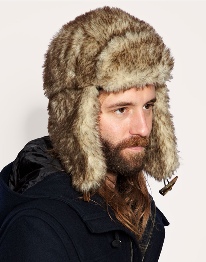 All fur trapper hat Clearance