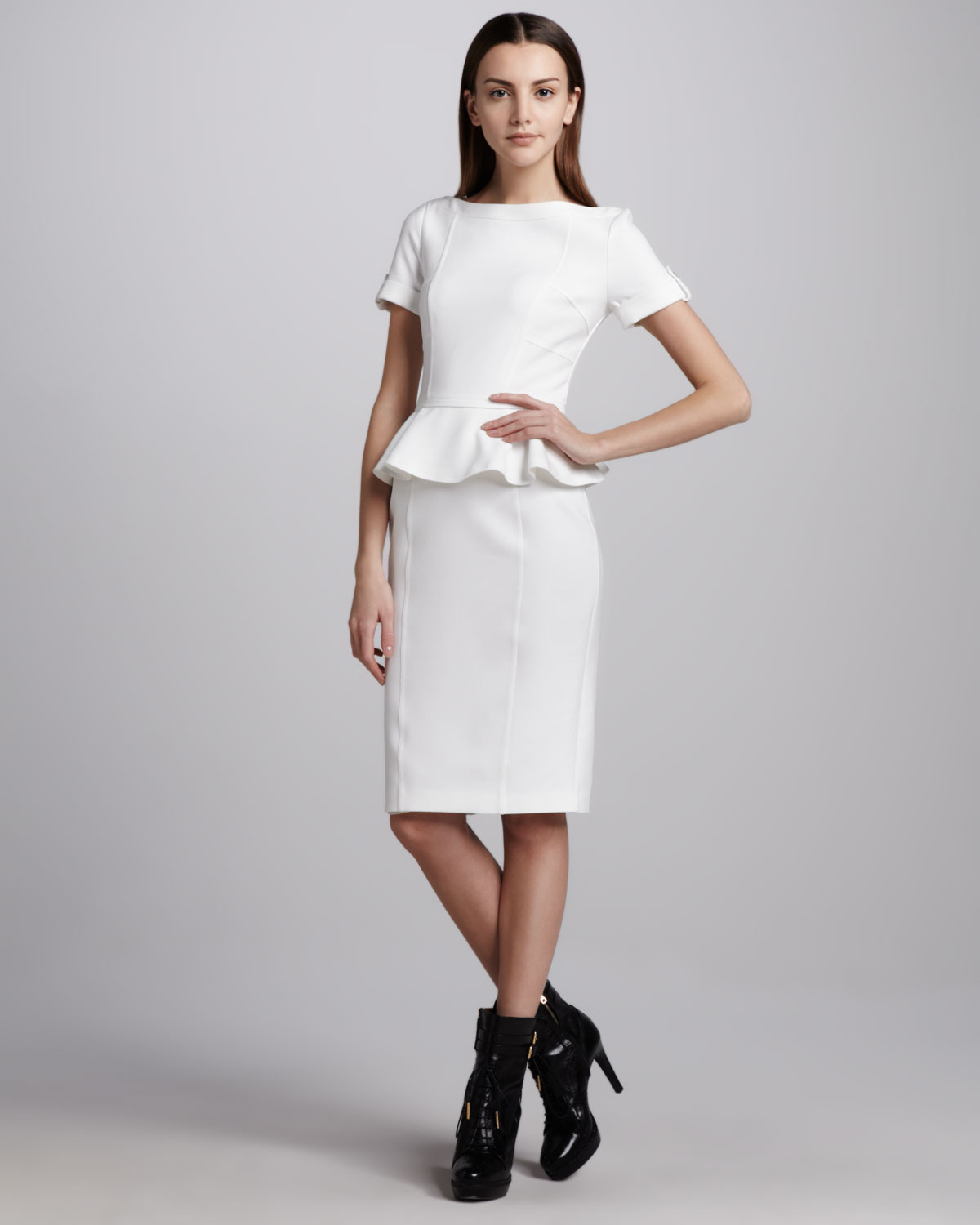 burberry white dress