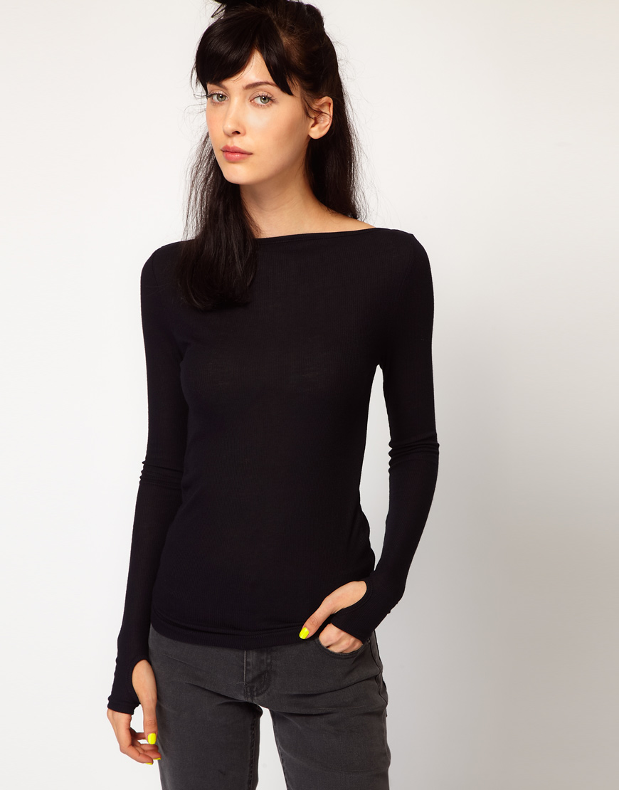 Black Sleeves with Thumbhole - Adult