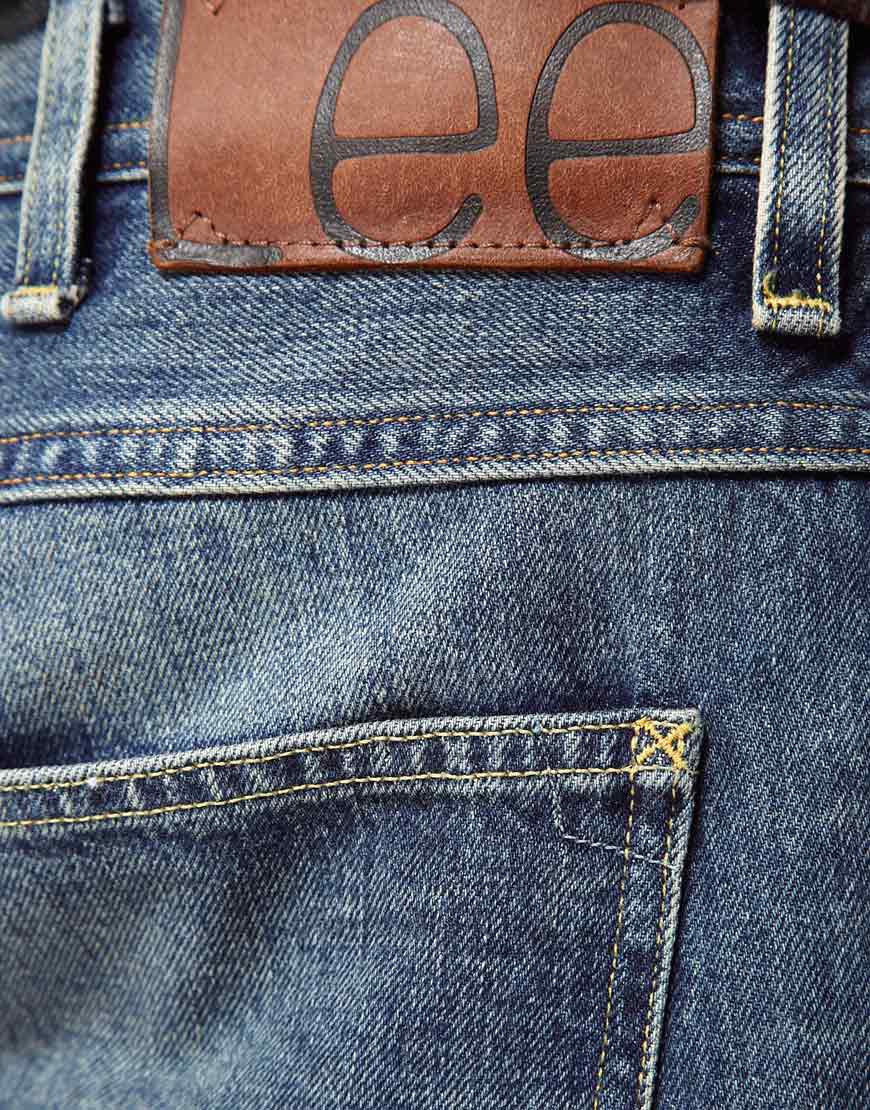 Lee Jeans Slim Tapered Logger Candiani Jeans with Braces in Blue for ...