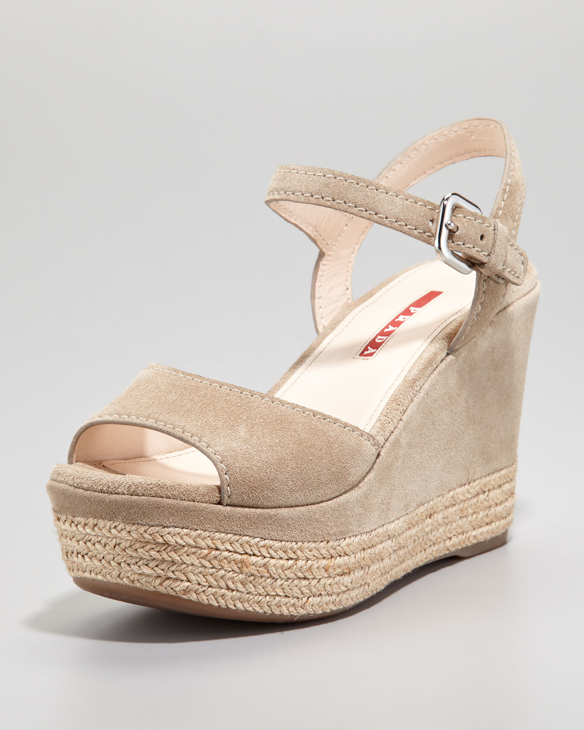 prada espadrilles wedge