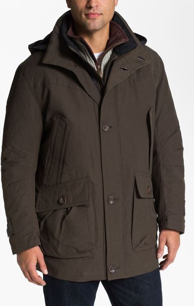Rainforest Hooded Parka with Removable Down Liner in Brown for Men ...