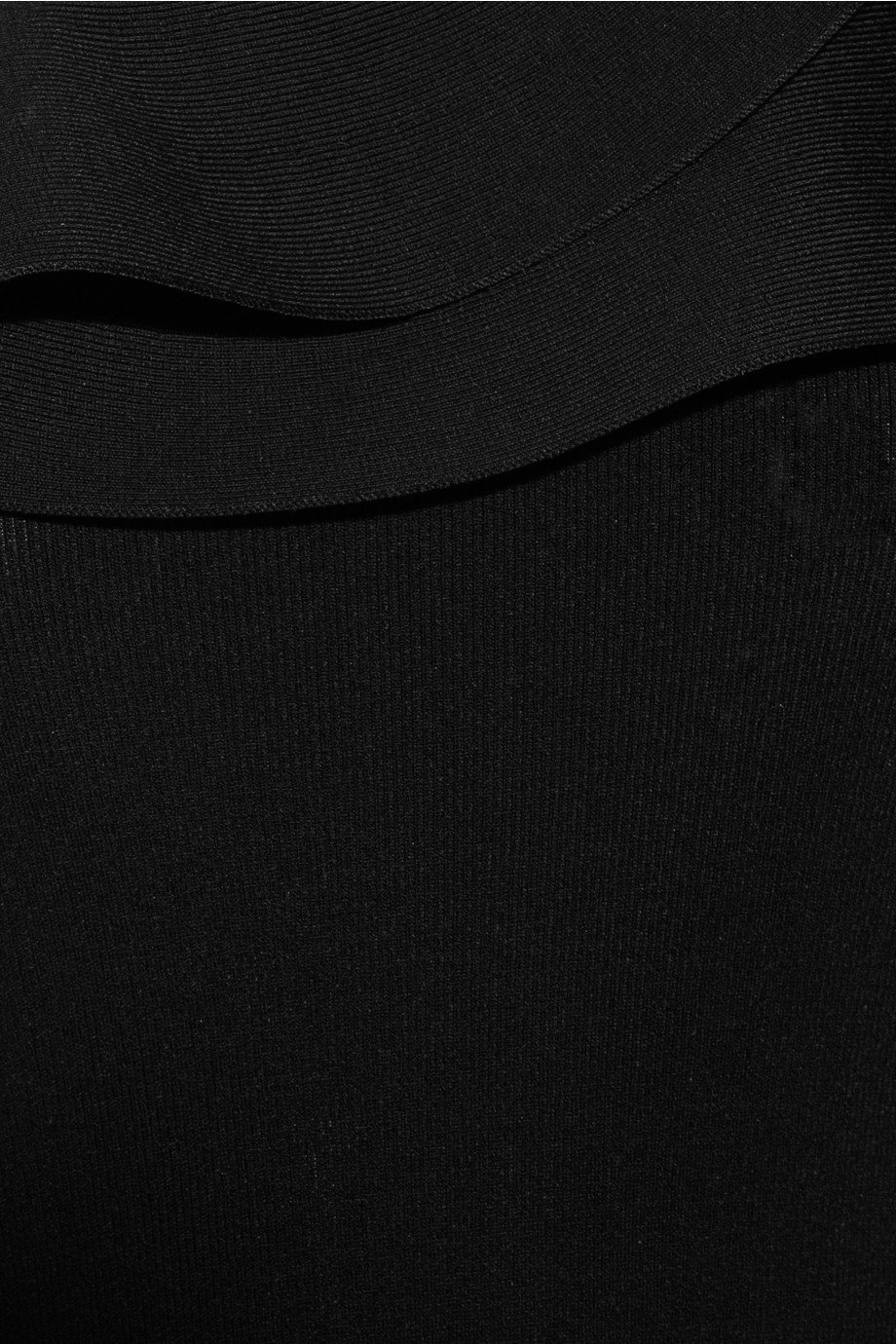 Valentino One-shoulder Ruffled Stretch-jersey Dress in Black - Lyst