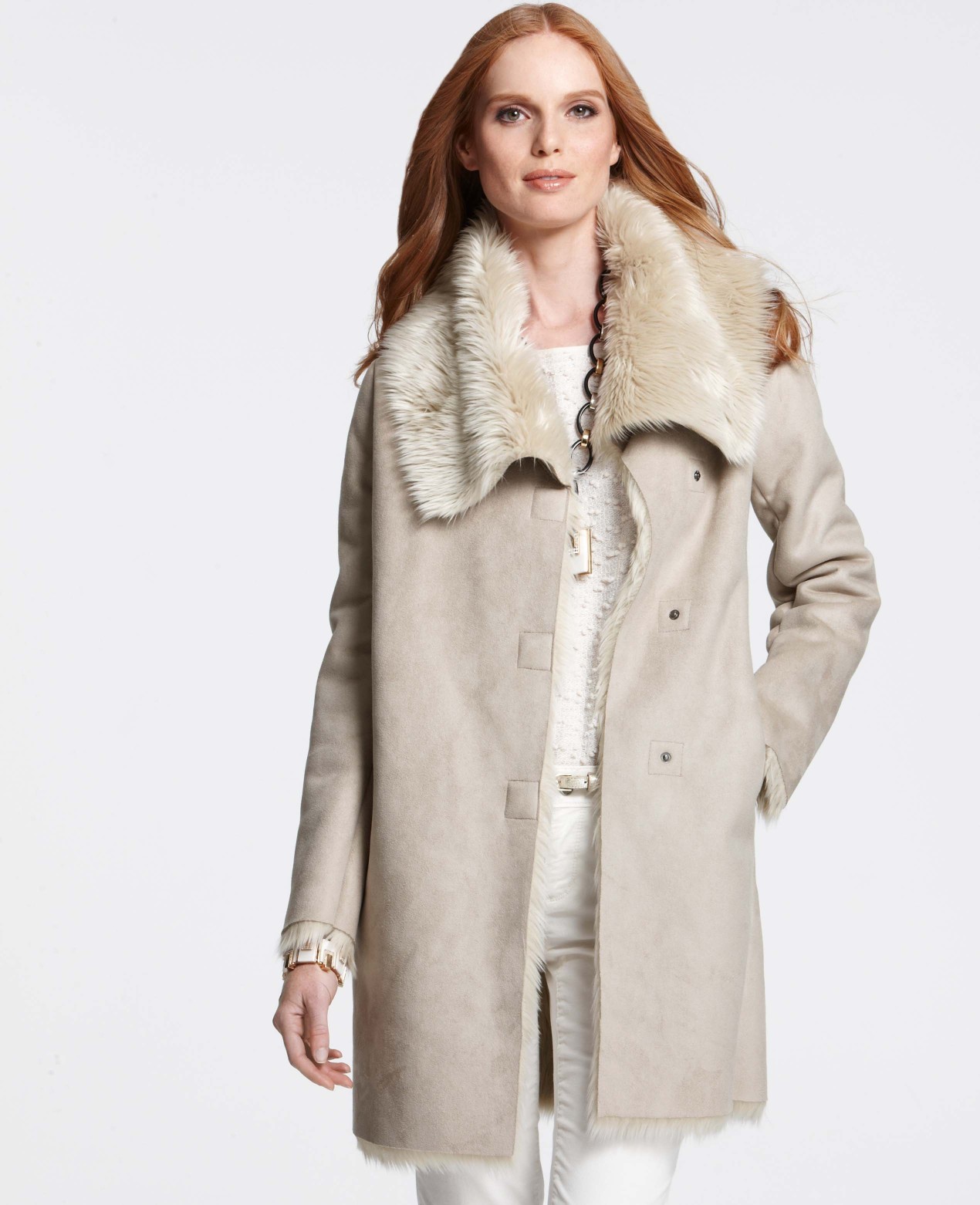 zara white coat womens