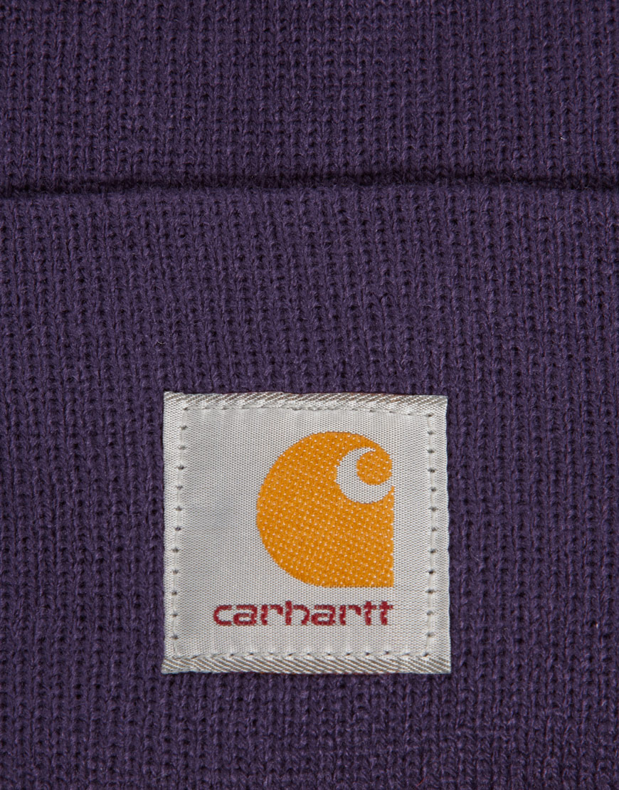Carhartt Beanie in Purple for Men - Lyst