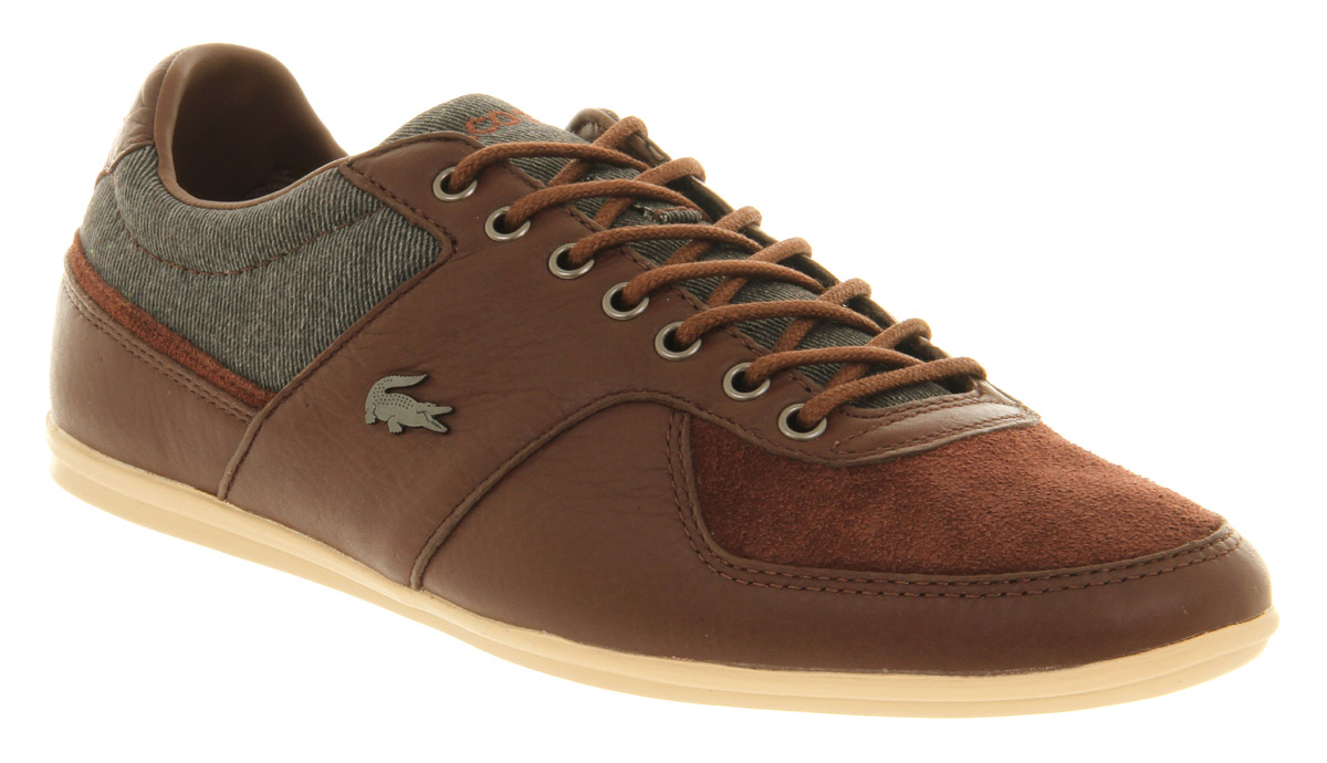 Lacoste Taloire Sneaker Brown Leather for Men | Lyst