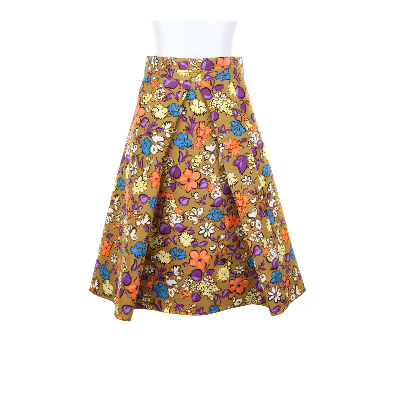 Marc Jacobs Origami A Skirt in Silk with Floral Pattern in Floral | Lyst