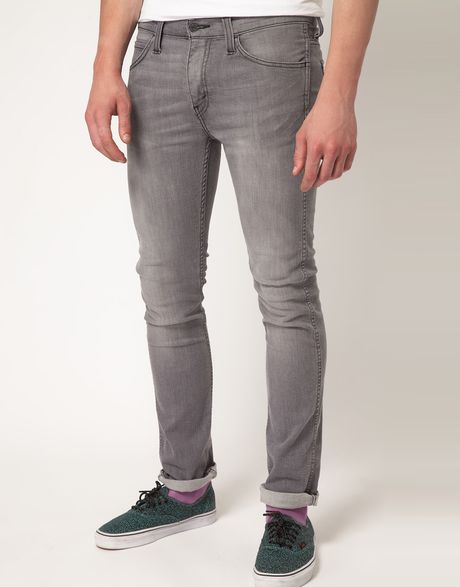 Levis Levis Monochrome Jeans 510 Skinny In Gray For Men Grey Lyst ...