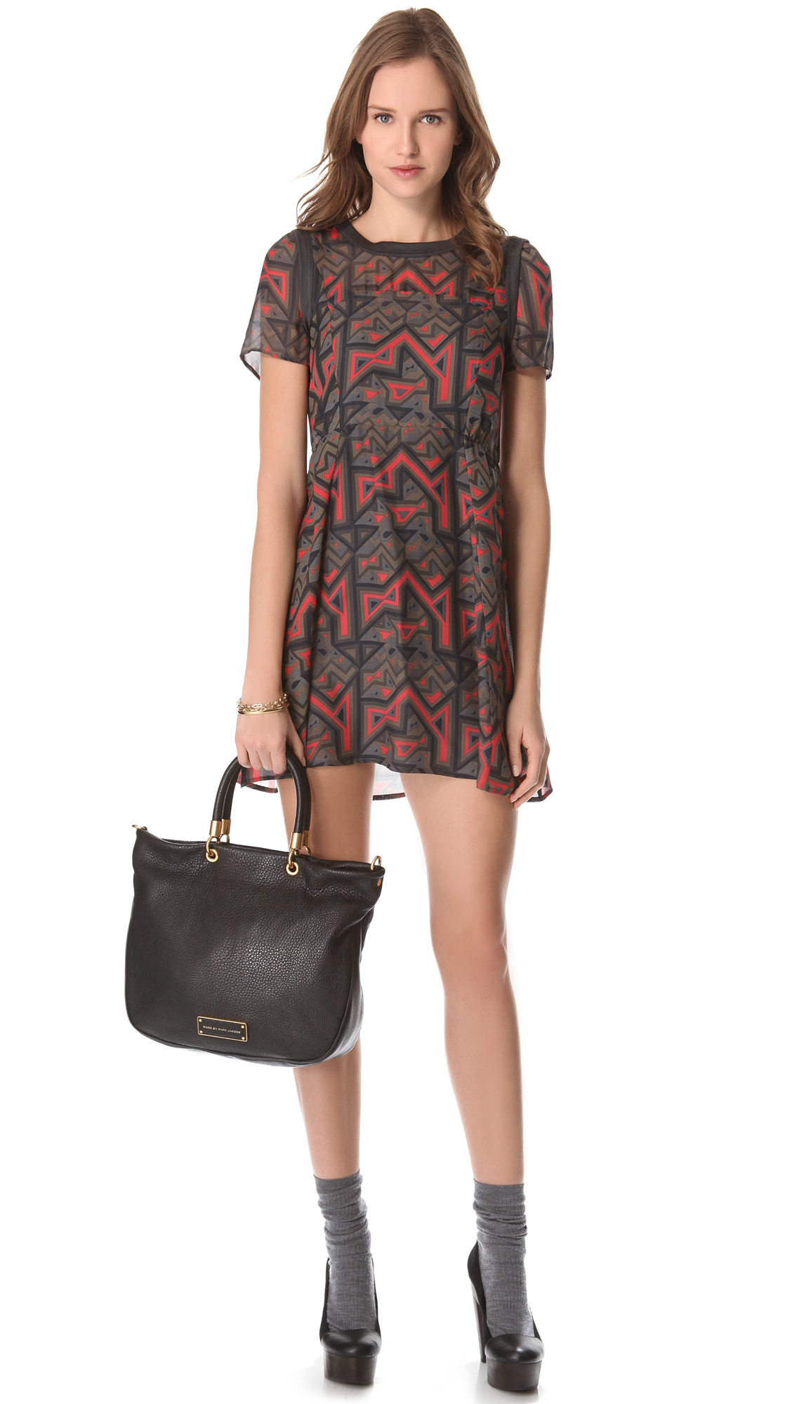 marc jacobs mini shopper tote