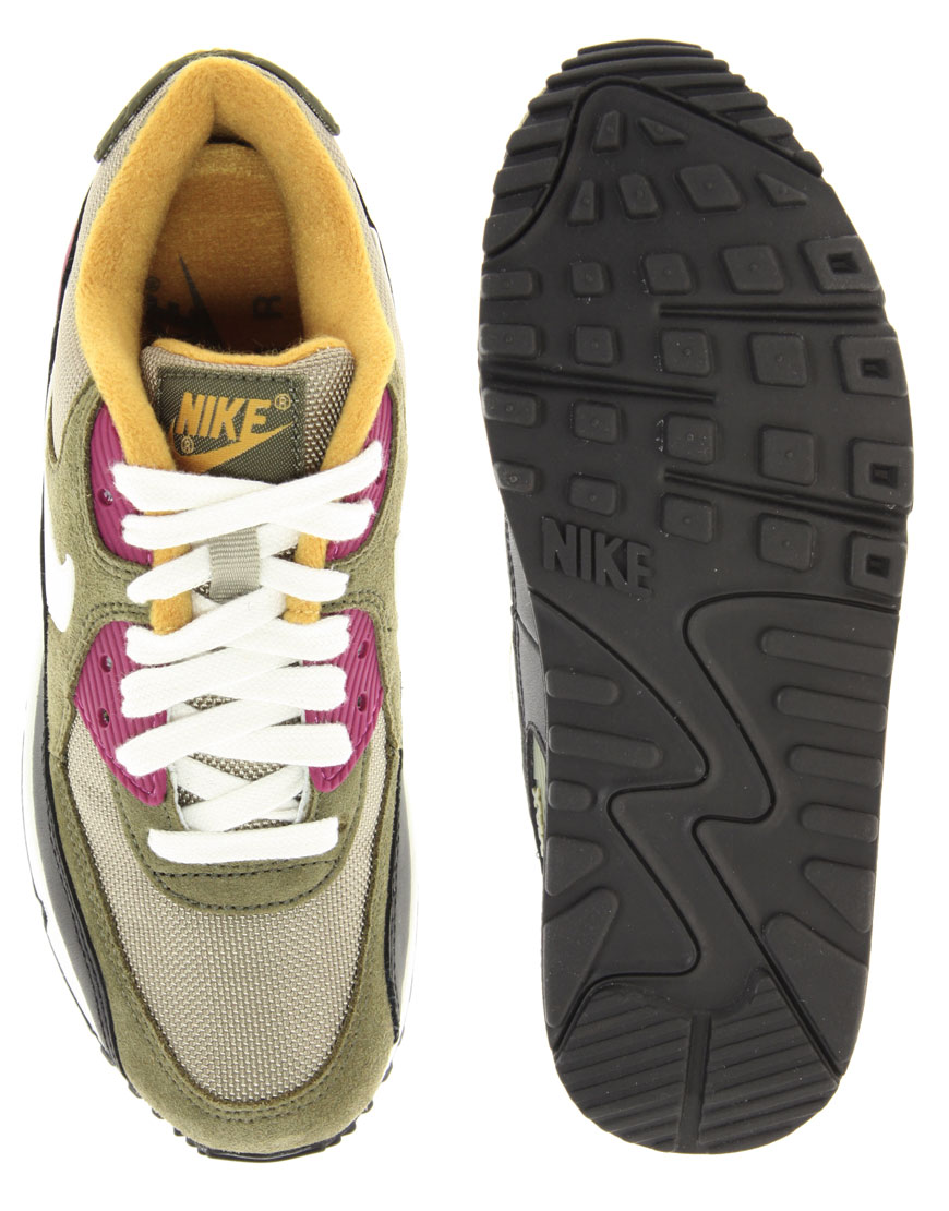 Nike Air Max 90 08 Olive Trainers in Green - Lyst