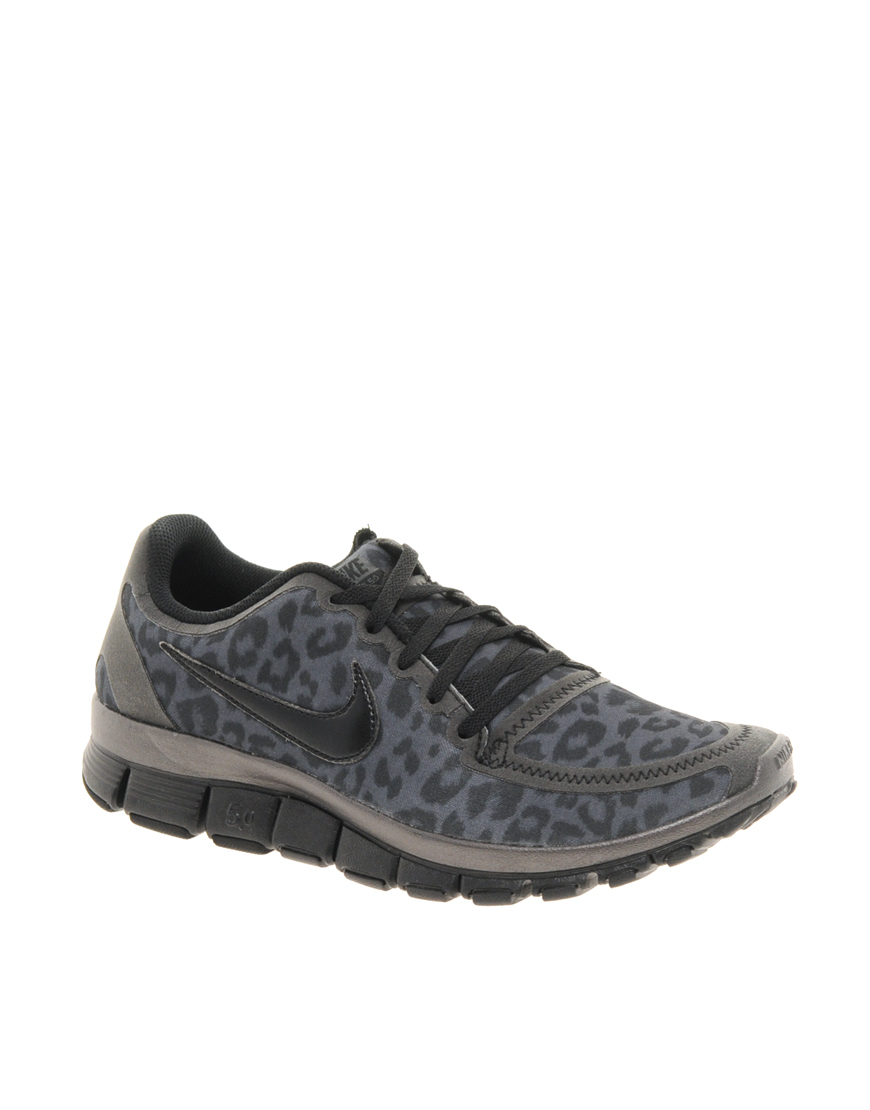 black and grey leopard nikes