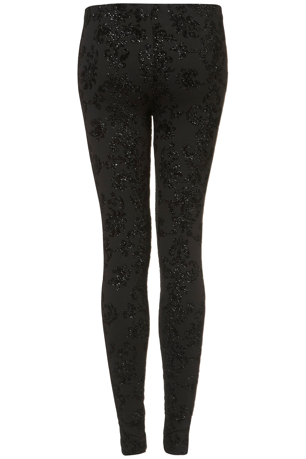 black glitter leggings women