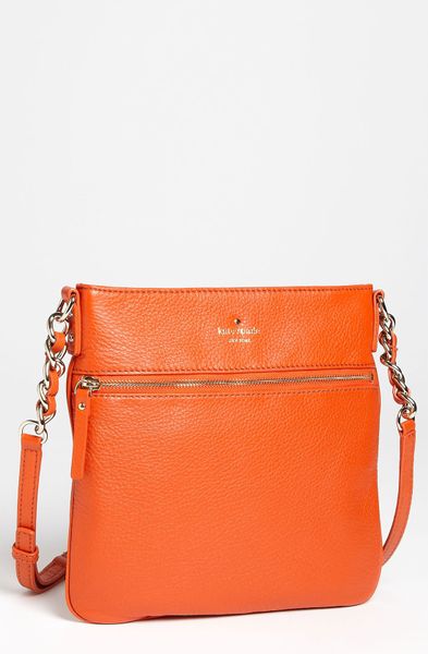 Kate Spade Cobble Hill Ellen Leather Crossbody Bag in Orange (tangerino ...