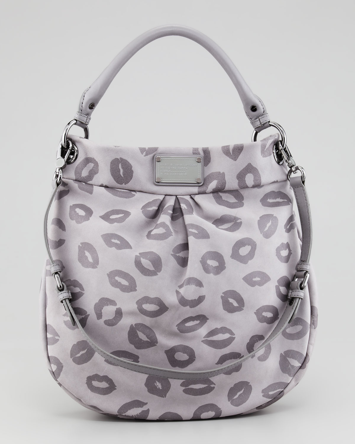 Marc By Marc Jacobs Classic Q Smack Hillier Hobo Bag Light Gray - Lyst