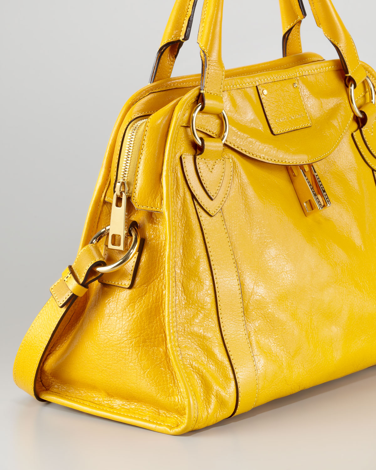 Marc Jacobs Classic Wellington Satchel Bag Yellow Lyst