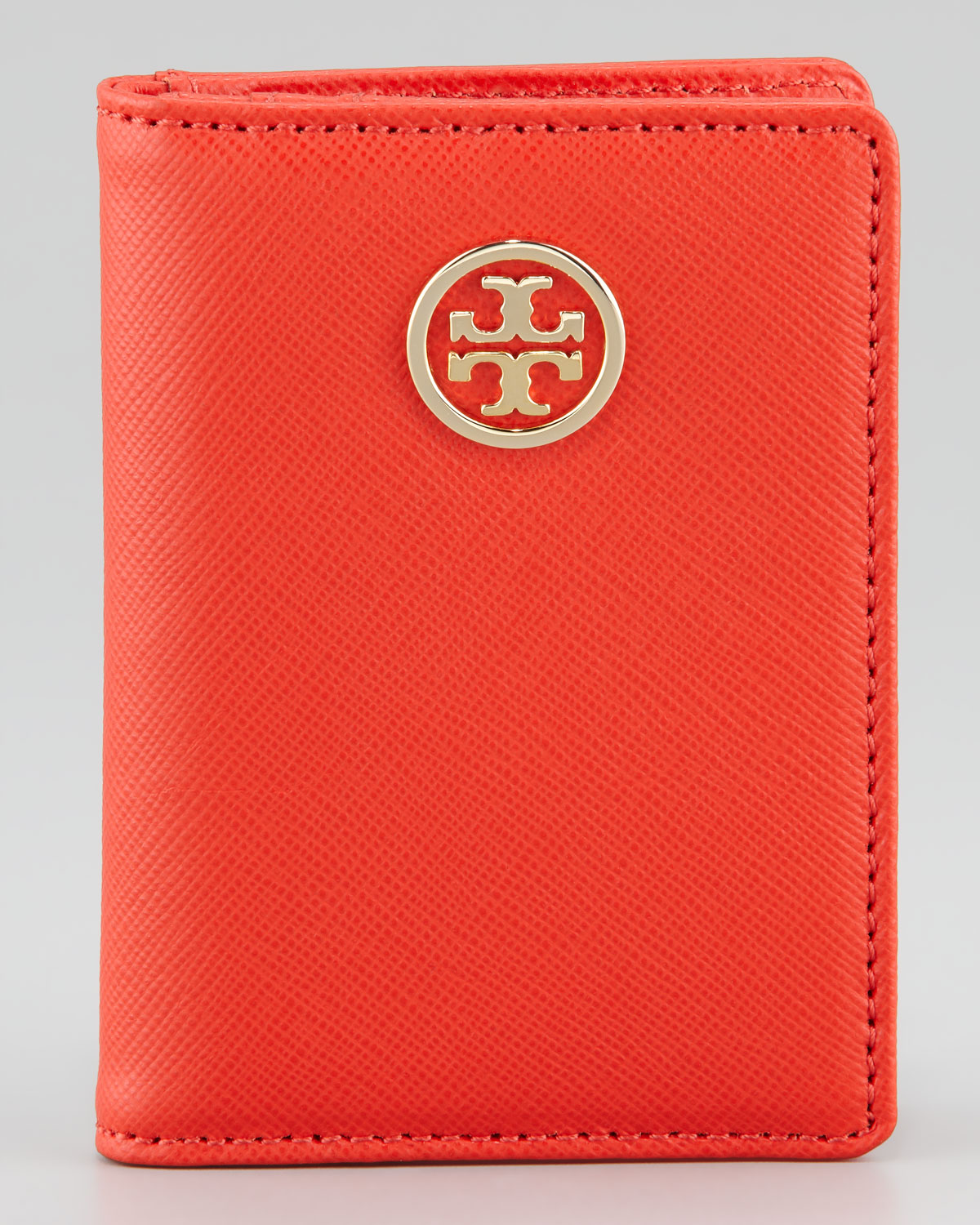 Tory burch Robinson Passport Holder in Red Lyst
