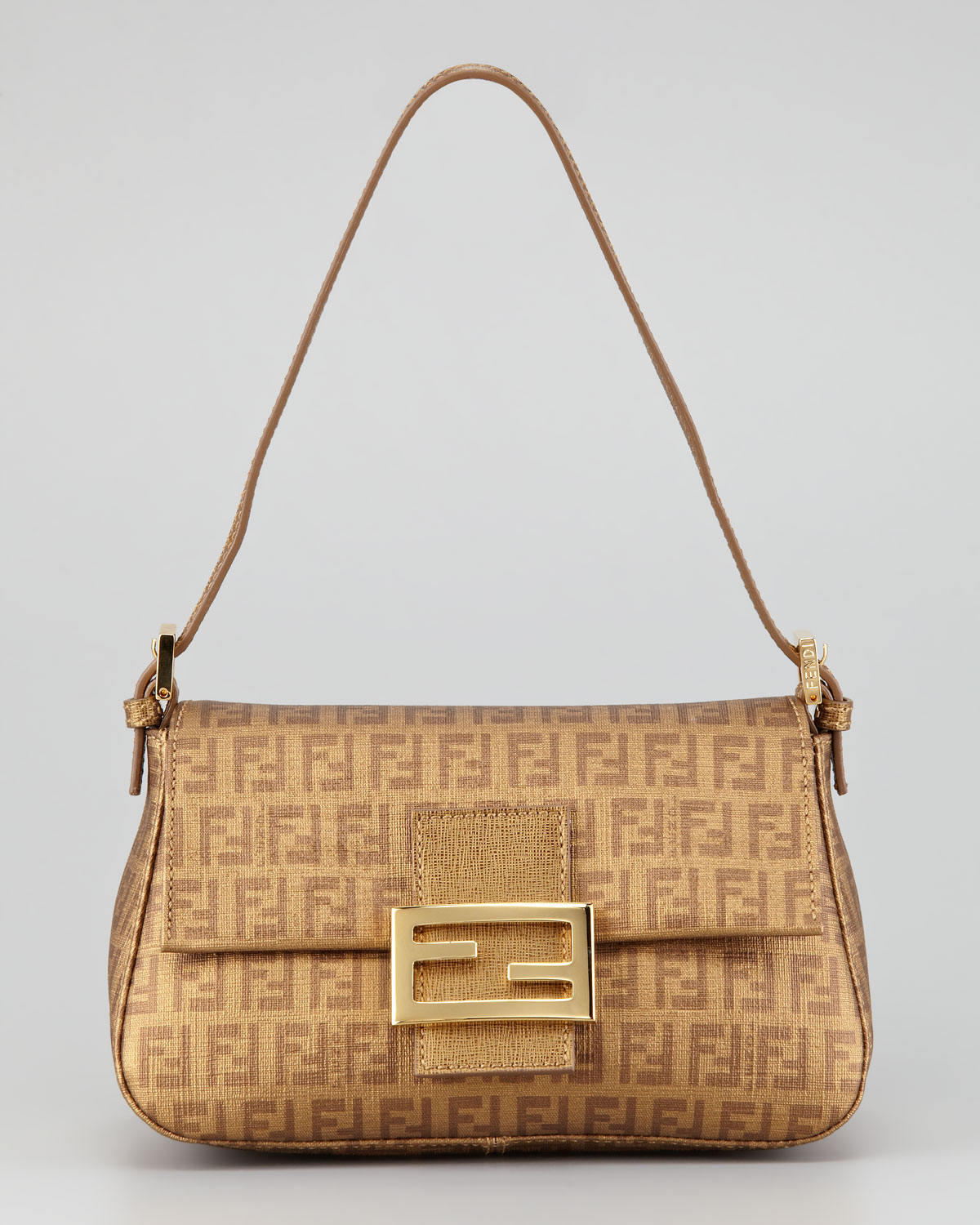 gold fendi baguette