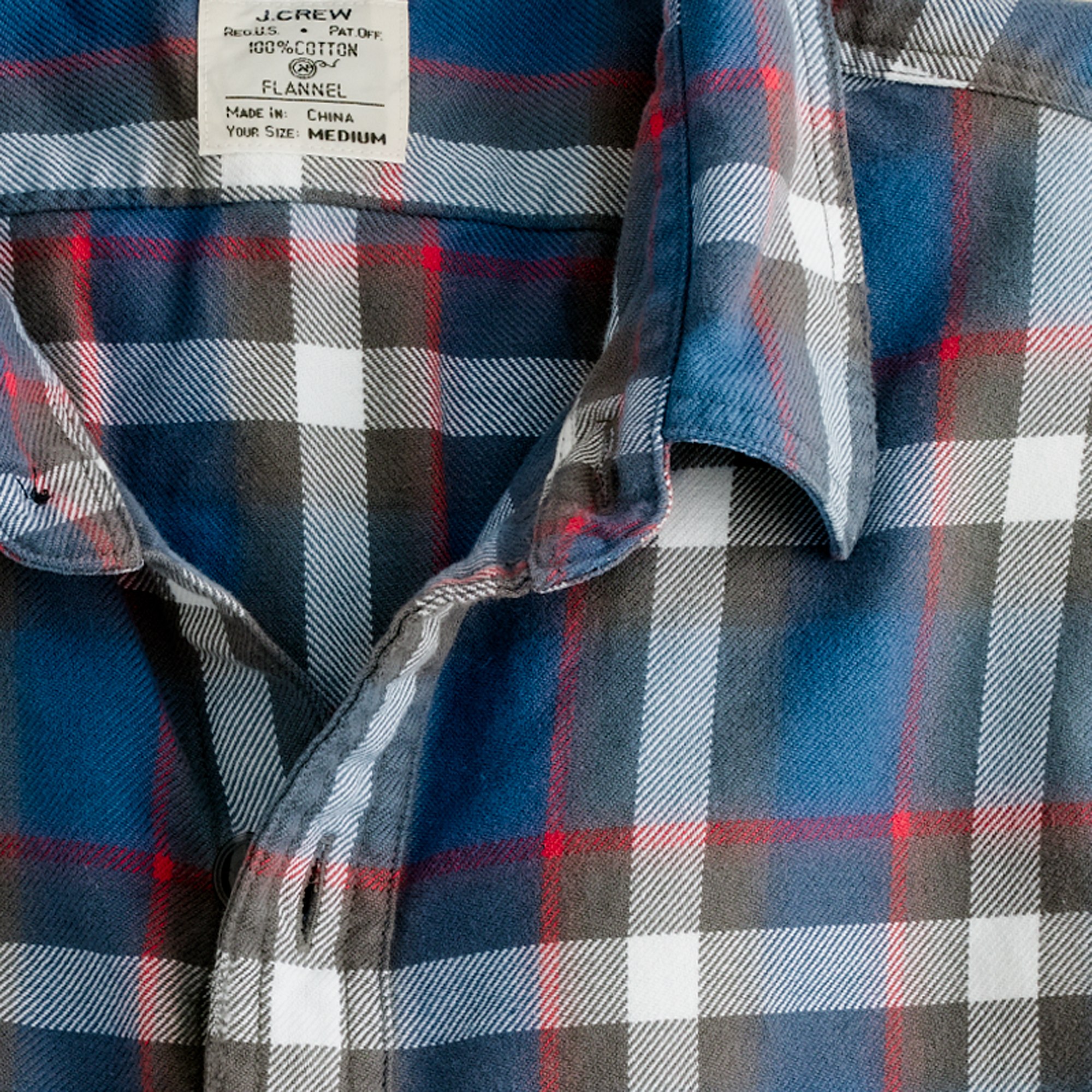 J.crew Vintage Flannel Shirt in Youngstown Plaid in Blue for Men | Lyst