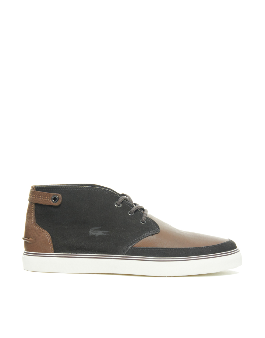 lacoste clavel lace up chukka boots