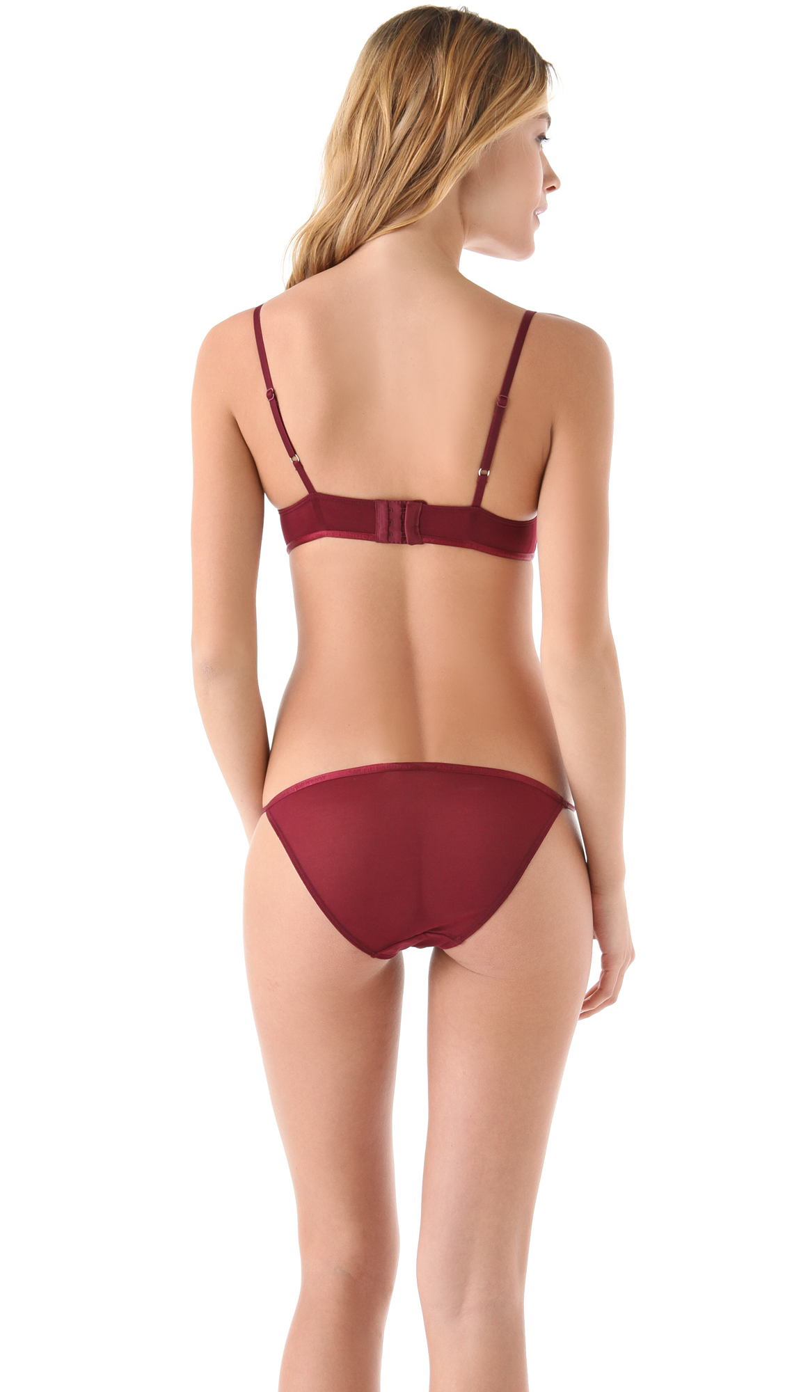 Red snake sheer mesh elastic waist panties 21